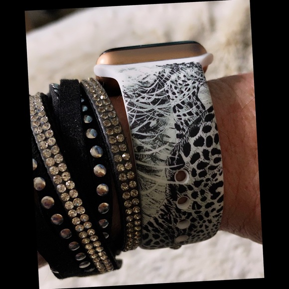 APPLE WATCH SNOW LEOPARD REPLACEMENT BAND 38/40 - Picture 5 of 7